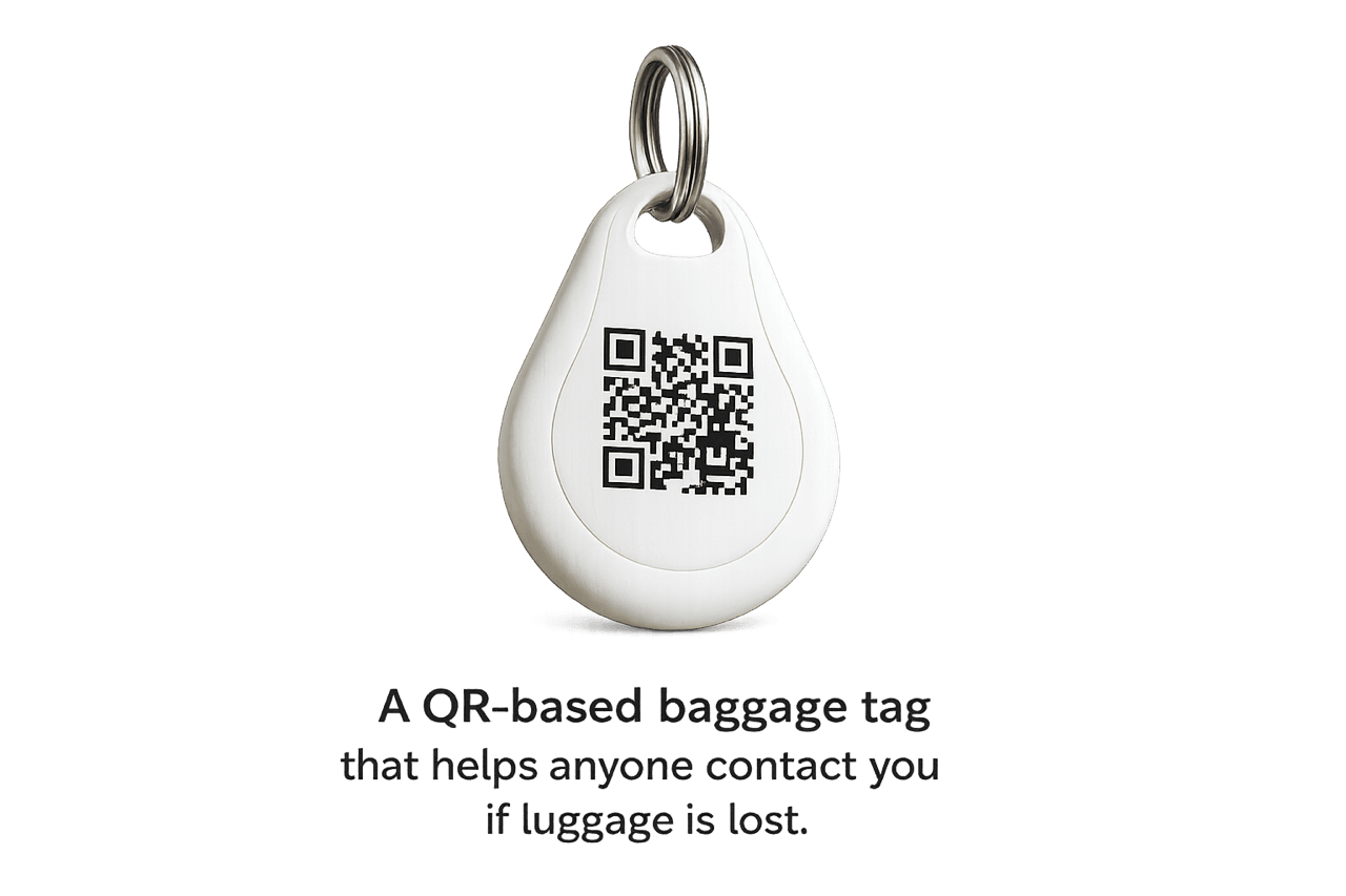 Baggage Tag with QR Code-1