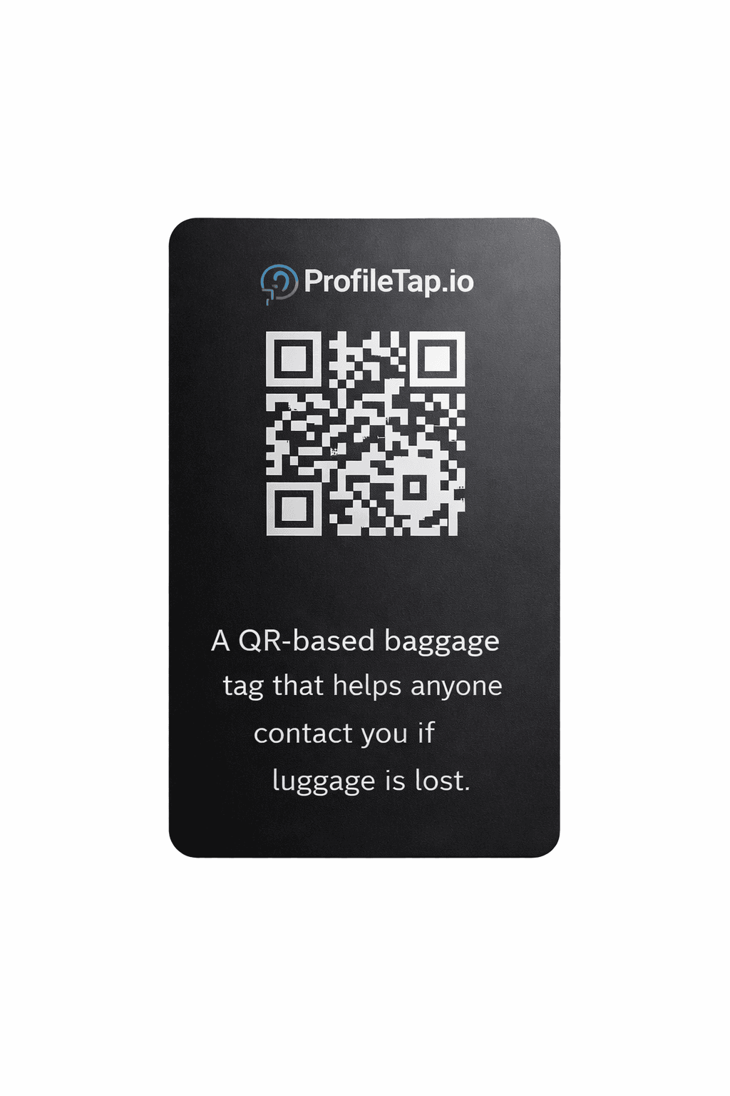 Baggage Tag with QR Code-3