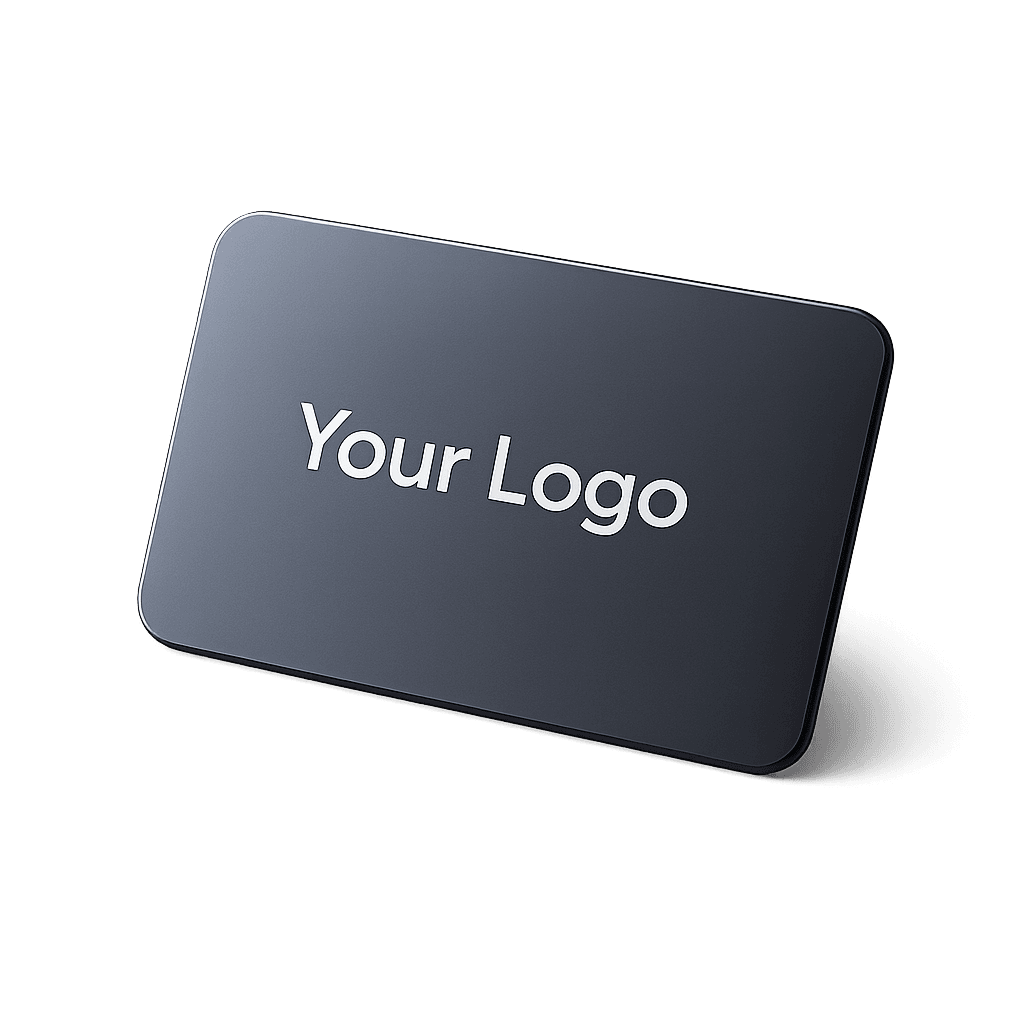 Personal PVC Visiting Card (Matte Black)-3