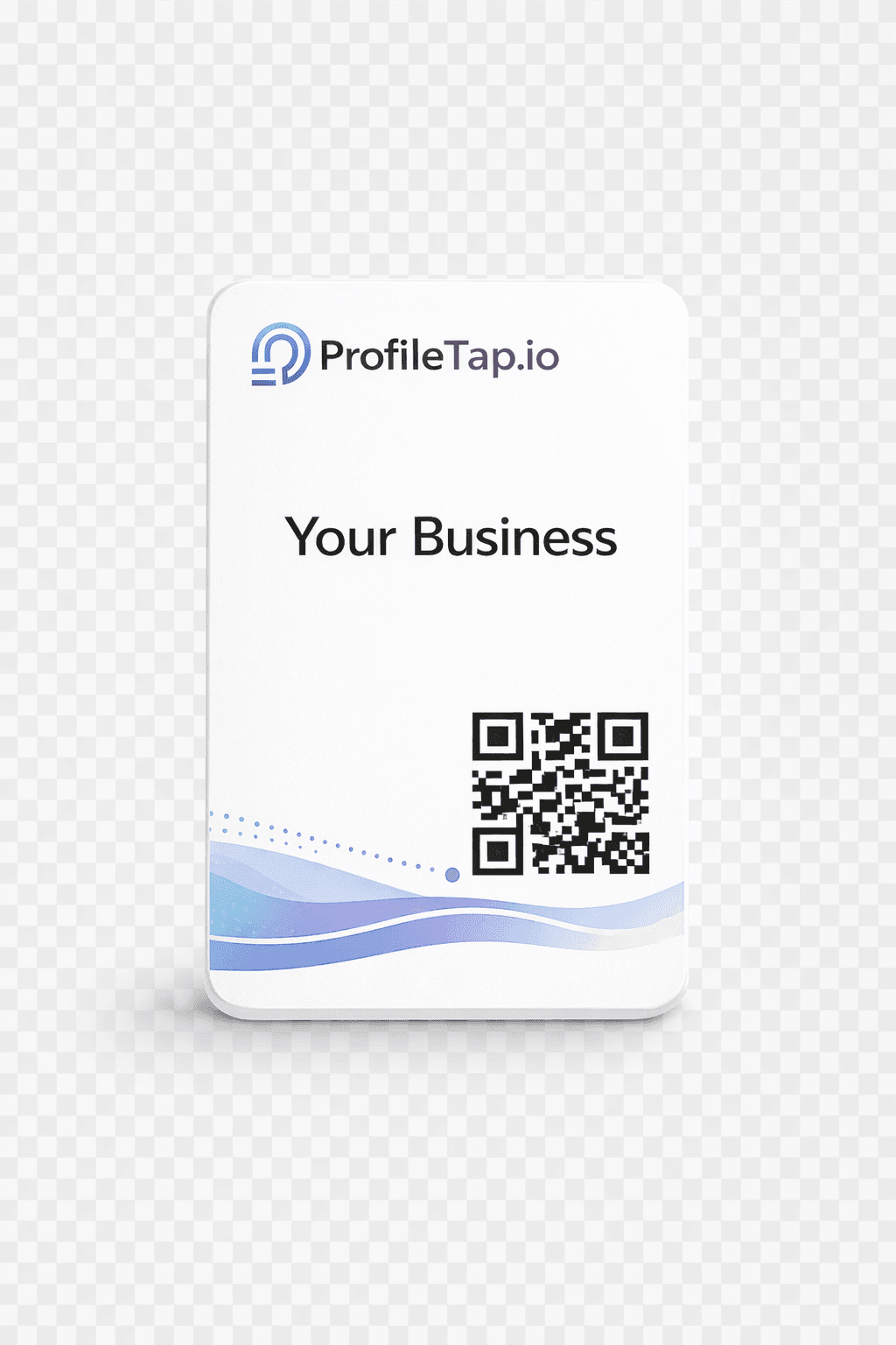 Business PVC Visiting Card (White)-1