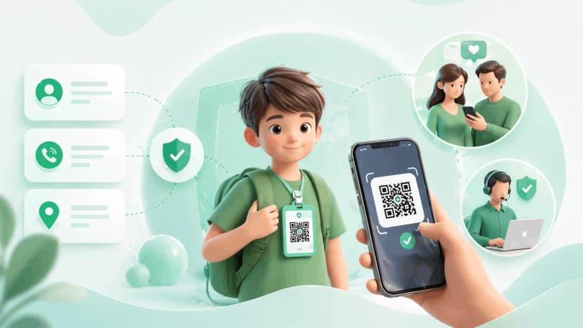 Emergency Contact Card for Kids: QR Safety Guide | ProfileTap Emergency Contact Card for Kids: QR Safety Guide | ProfileTap